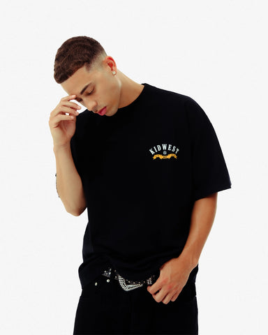 KW MONTE CARLO T-SHIRT - BLACK