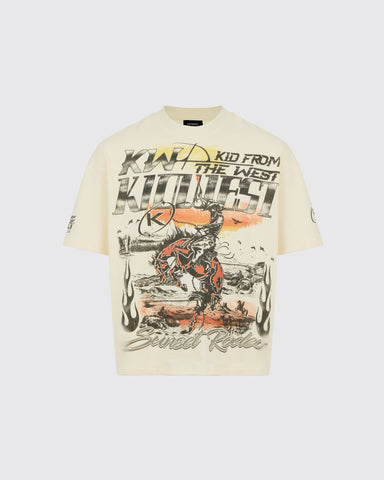 SUNSET RODEO T-SHIRT - VINTAGE WHITE