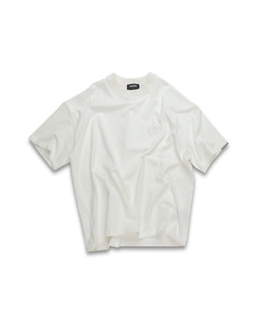 BASICS T-SHIRT - IVORY WHITE KID FROM THE WEST