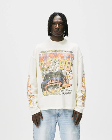 CHAMPIONS LONG SLEEVE - VINTAGE WHITE KID FROM THE WEST