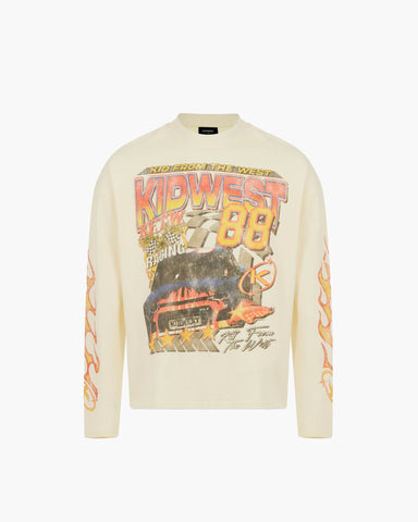 CHAMPIONS LONG SLEEVE - VINTAGE WHITE KID FROM THE WEST
