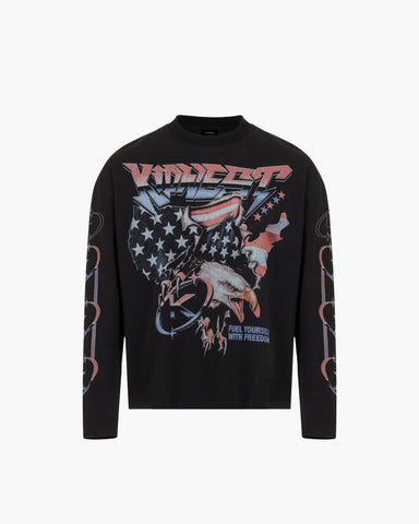FUEL YOURSELF LONG SLEEVE - BLACK KID FROM THE WEST