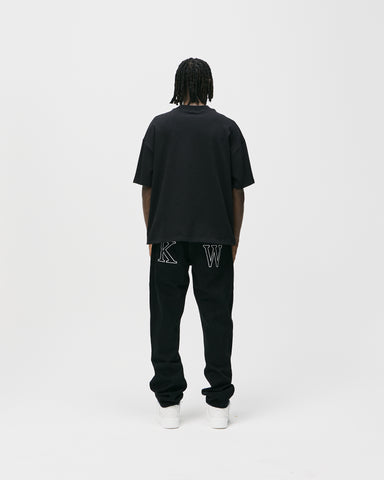 COLLEGE STAR T-SHIRT - BLACK