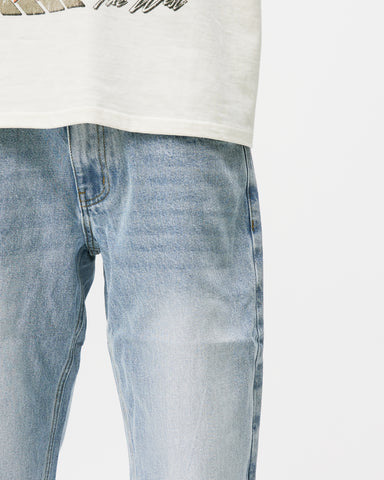 KW DENIM JEANS - BLUE CREAM