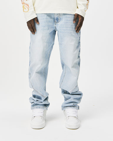 KW DENIM JEANS - BLUE CREAM