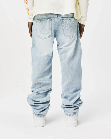 KW DENIM JEANS - BLUE CREAM KID FROM THE WEST