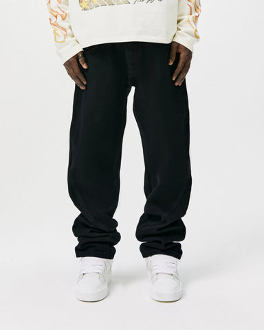 KW DENIM JEANS - JET BLACK KID FROM THE WEST