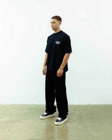 ATELIER DEPT. T - SHIRT - BLACK - KIDWESTClothing