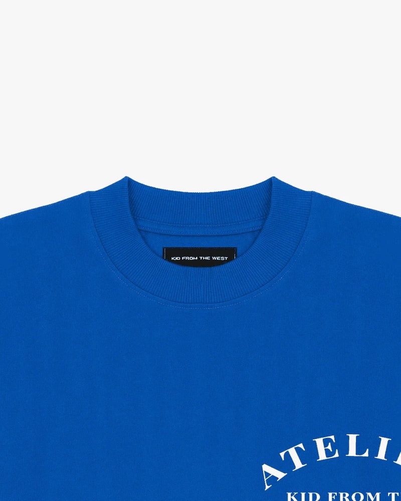 ATELIER T - SHIRT - COBALT BLUE - KIDWESTClothing