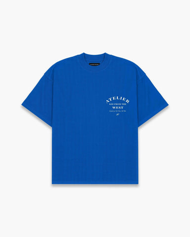 ATELIER T - SHIRT - COBALT BLUE - KIDWESTClothing