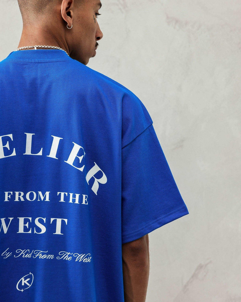 ATELIER T - SHIRT - COBALT BLUE - KIDWESTClothing