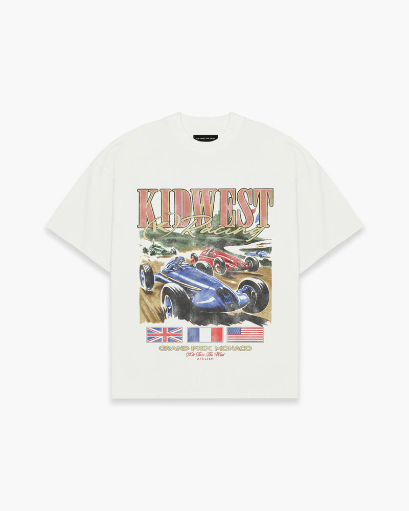 GRAND PRIX T - SHIRT - WHITE - KIDWESTClothing