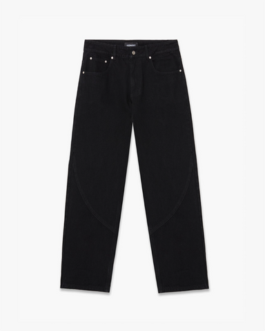 KW DENIM JEANS - JET BLACK