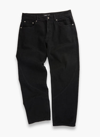 KW DENIM JEANS - JET BLACK - KIDWESTClothing