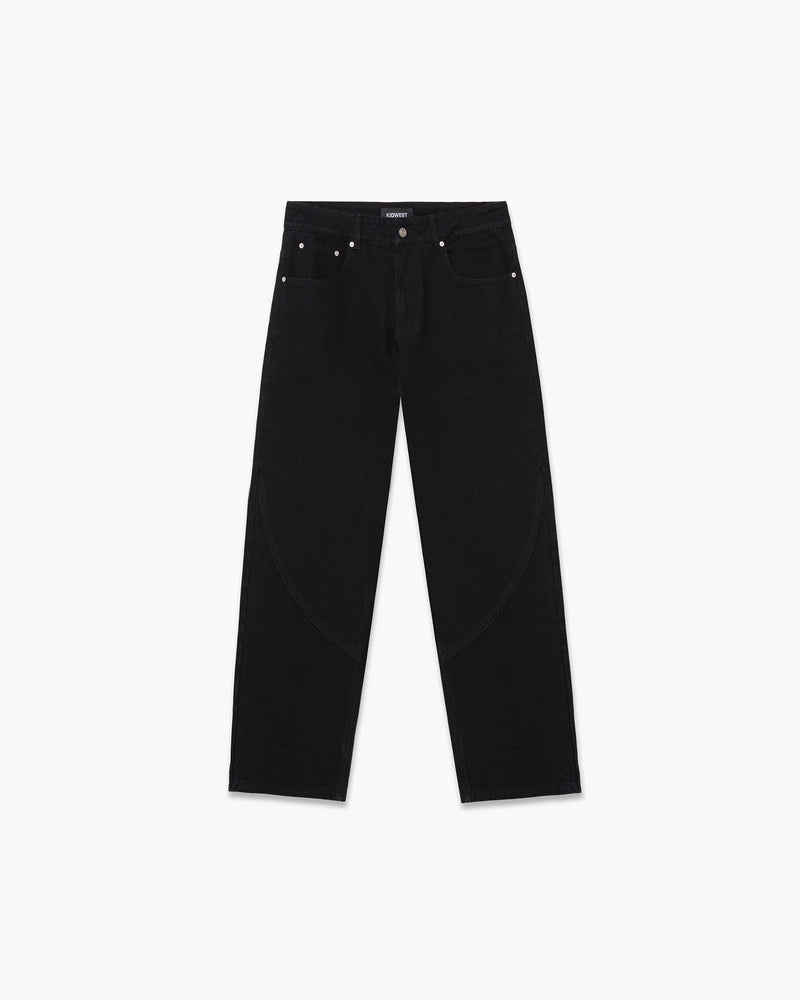 KW DENIM JEANS - JET BLACK - KIDWESTClothing