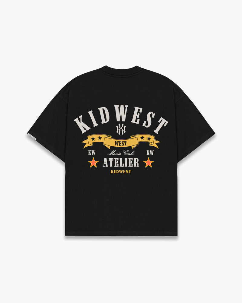 KW MONTE CARLO T - SHIRT - BLACK - KIDWESTClothing