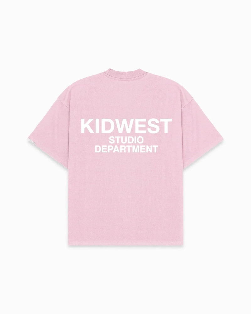 KW STUDIO DEPT. T - SHIRT - WASHED PINK - KIDWESTClothing