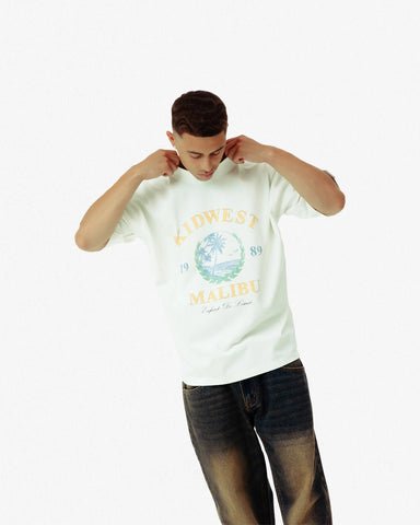 MALIBU T - SHIRT - IVORY WHITE - KIDWESTClothing