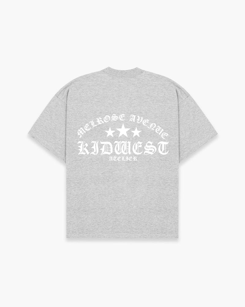 MELROSE ATELIER T - SHIRT - GREY MELANGE - KIDWESTClothing