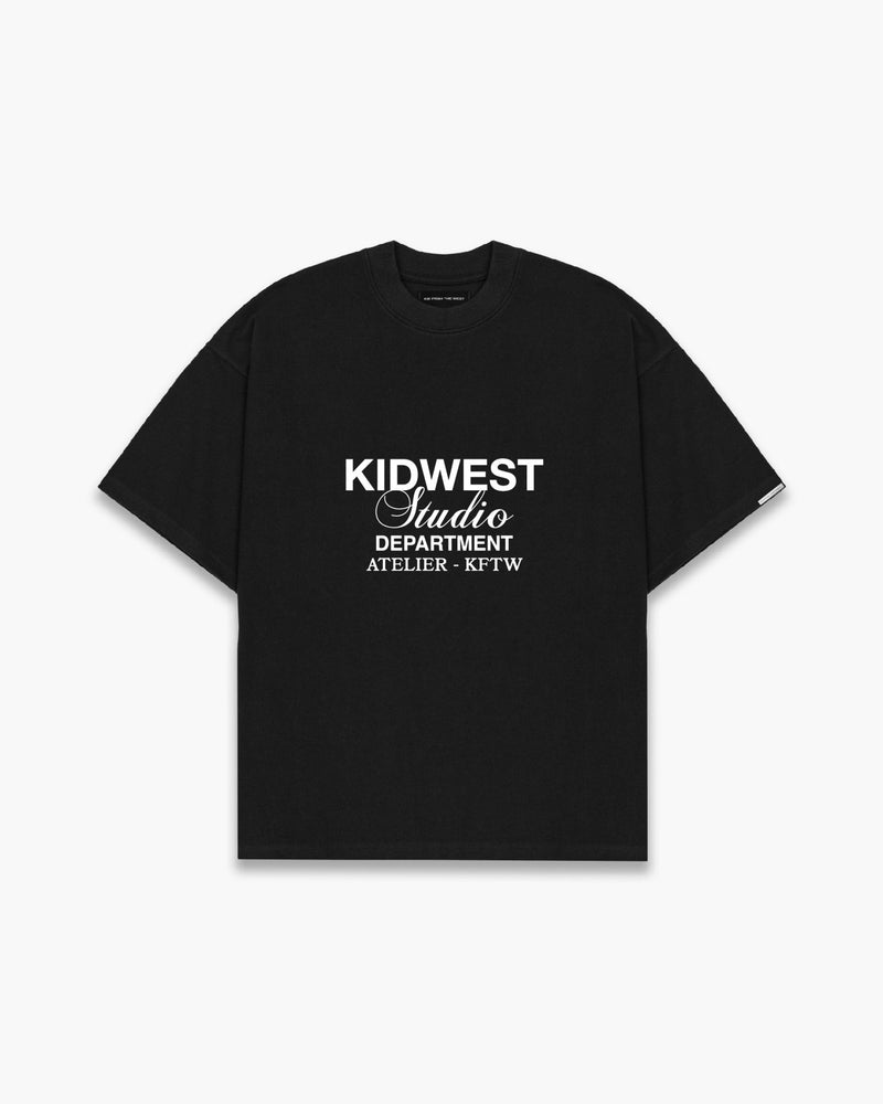 STUDIO DEPT. T - SHIRT - BLACK - KIDWESTClothing