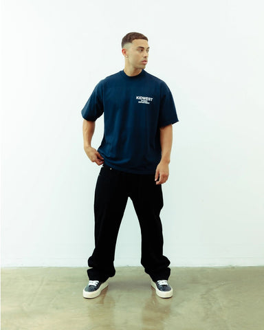 STUDIO DEPT. T - SHIRT - BRITISH NAVY - KIDWESTClothing