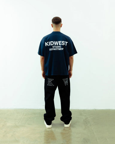 STUDIO DEPT. T - SHIRT - BRITISH NAVY - KIDWESTClothing