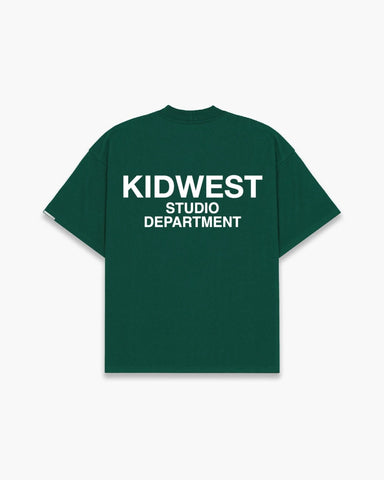 STUDIO DEPT. T - SHIRT - RACING GREEN - KIDWESTClothing