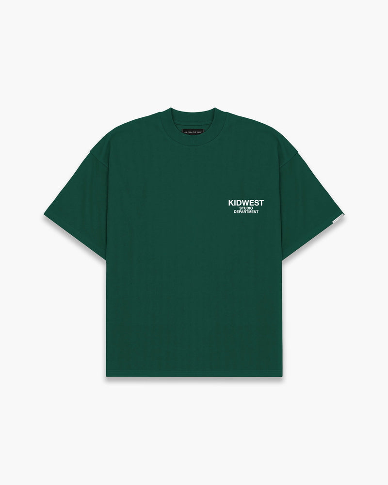 STUDIO DEPT. T - SHIRT - RACING GREEN - KIDWESTClothing