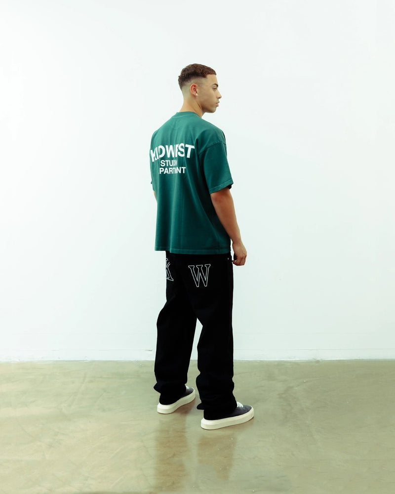 STUDIO DEPT. T - SHIRT - RACING GREEN - KIDWESTClothing