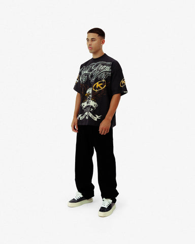 WEST EXHIBITION T - SHIRT - VINTAGE BLACK - KIDWESTClothing